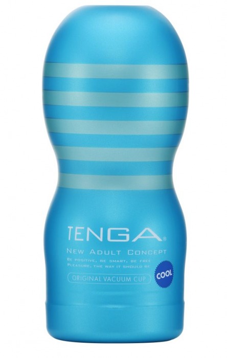 Мастурбатор с охлаждающей смазкой TENGA Original Vacuum Cup Cool - Tenga - в Якутске купить с доставкой