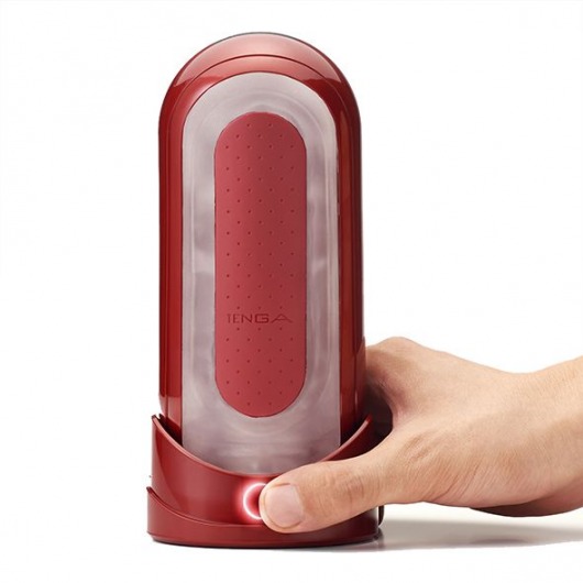 Красный мастурбатор Flip Zero Red   Warmer с подогревом - Tenga - в Якутске купить с доставкой