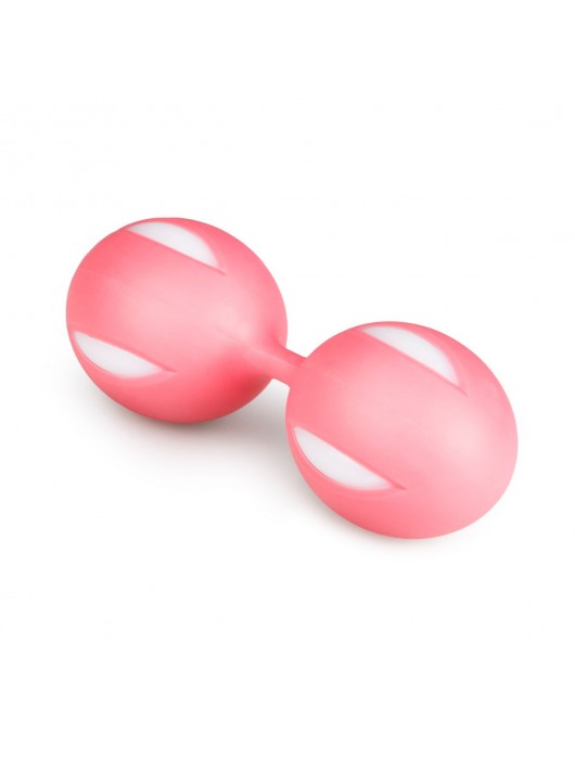 Розовые вагинальные шарики Wiggle Duo - Easy toys