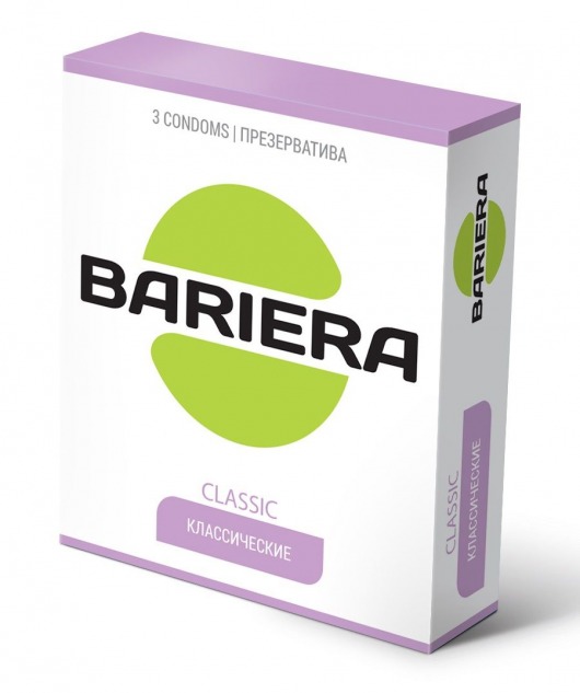 Классические презервативы Bariera Classic - 3 шт. - Bariera - купить с доставкой в Якутске