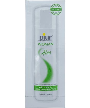 Лубрикант на водной основе pjur WOMAN Aloe - 2 мл. - Pjur - купить с доставкой в Якутске