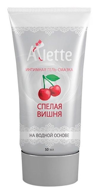 Интимная гель-смазка на водной основе Arlette  Спелая вишня  - 50 мл. - Arlette - купить с доставкой в Якутске