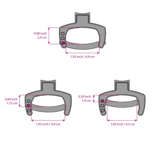 Кольцо с зажимом для мошонки для пояса верности Pubic Enemy - MyStim - купить с доставкой в Якутске