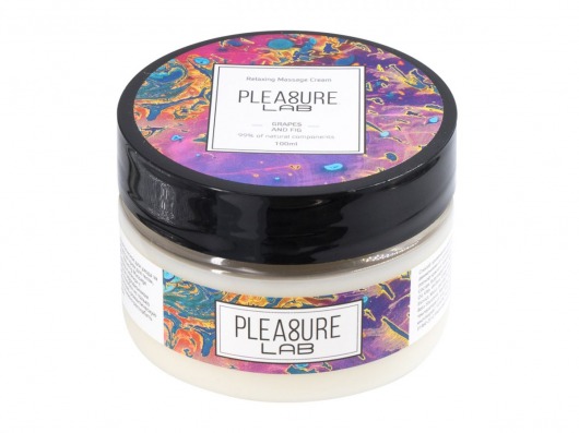 Массажный крем Pleasure Lab Relaxing с ароматом винограда и инжира - 100 мл. - Pleasure Lab - купить с доставкой в Якутске
