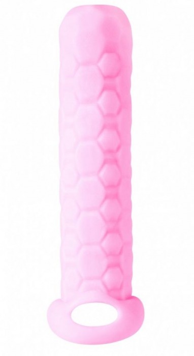 Розовый фаллоудлинитель Homme Long - 13,5 см. - Lola Games - в Якутске купить с доставкой