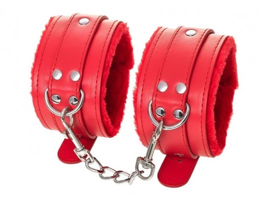 Красные оковы Anonymo из искусственной кожи - ToyFa - купить с доставкой в Якутске Красные оковы Anonymo из искусственной кожи - ToyFa - купить с доставкой в Якутске