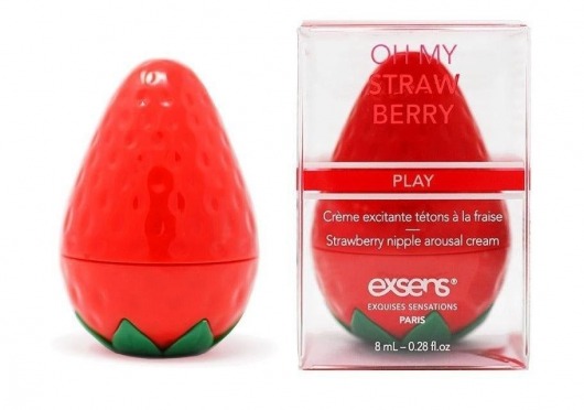 Крем для стимуляции сосков Oh My Strawberry - 8 мл. - Exsens - купить с доставкой в Якутске