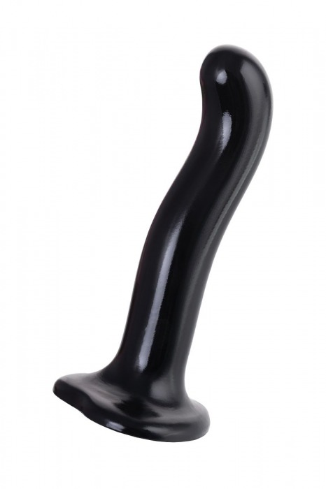 Черный стимулятор для пар P G-Spot Dildo Size L - 19 см. - Strap-on-me - в Якутске купить с доставкой