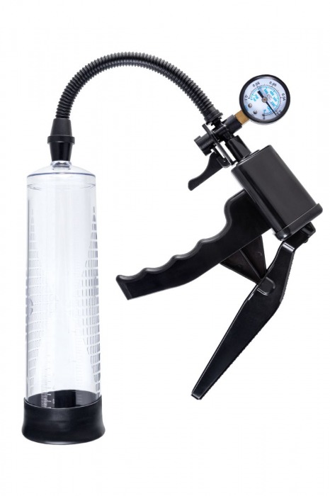 Прозрачная механическая помпа для пениса Viggo - Sexus - в Якутске купить с доставкой