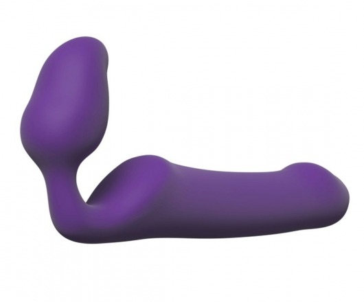 Фиолетовый безремневой страпон Queens L - Adrien Lastic - купить с доставкой в Якутске