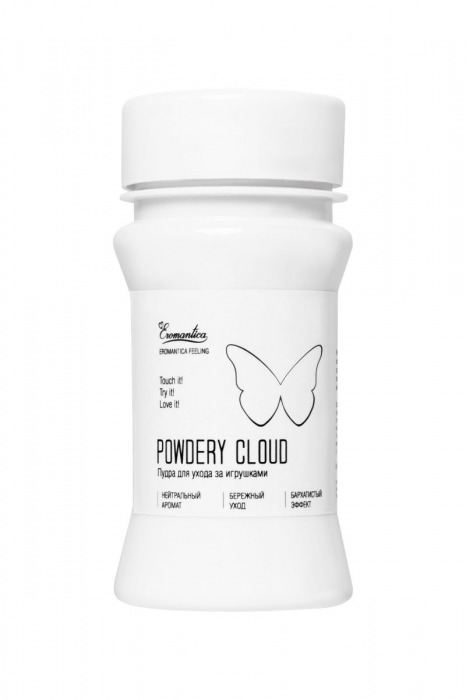 Пудра для ухода за игрушками Powdery Cloud с нейтральным ароматом - 40 гр. - Eromantica - купить с доставкой в Якутске