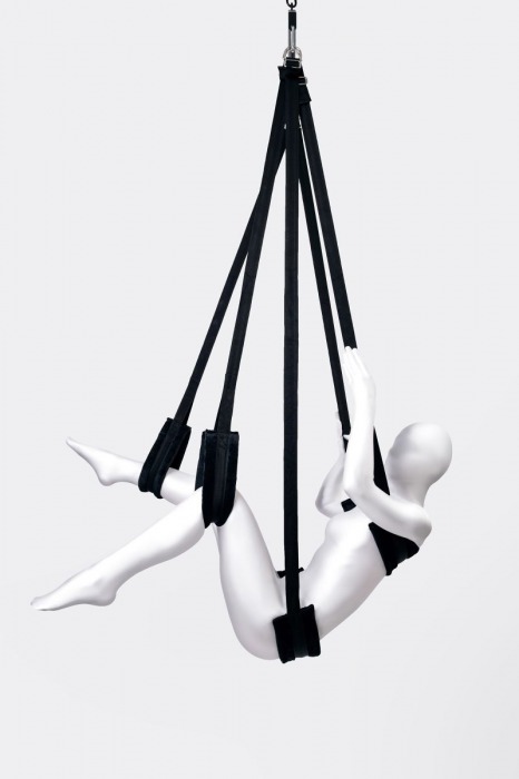 Черные секс-качели Anonymo №0503 - ToyFa - купить с доставкой в Якутске