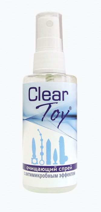 Очищающий спрей Clear Toy с антимикробным эффектом - 100 мл. - Биоритм - купить с доставкой в Якутске