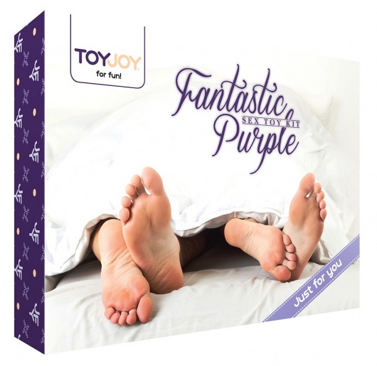 Эротический набор FANTASTIC PURPLE SEX TOY KIT - Toy Joy - купить с доставкой в Якутске