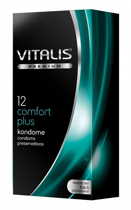 Контурные презервативы VITALIS PREMIUM comfort plus - 12 шт. - Vitalis - купить с доставкой в Якутске