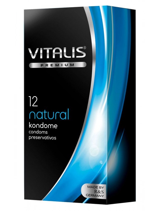 Классические презервативы VITALIS PREMIUM natural - 12 шт. - Vitalis - купить с доставкой в Якутске