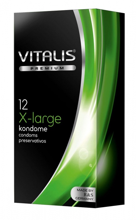 Презервативы увеличенного размера VITALIS PREMIUM x-large - 12 шт. - Vitalis - купить с доставкой в Якутске
