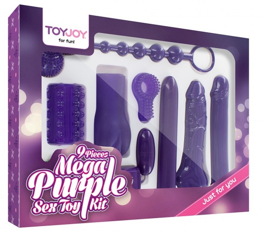 Эротический набор Toy Joy Mega Purple - Toy Joy - купить с доставкой в Якутске