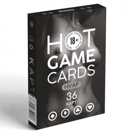 Игральные карты HOT GAME CARDS НУАР - 36 шт. - Сима-Ленд - купить с доставкой в Якутске