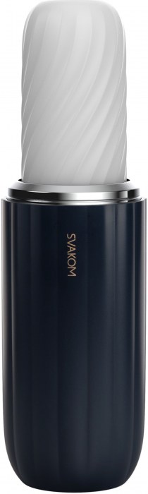 Черно-белый интерактивный мастурбатор Alex Neo 2 - Svakom - в Якутске купить с доставкой