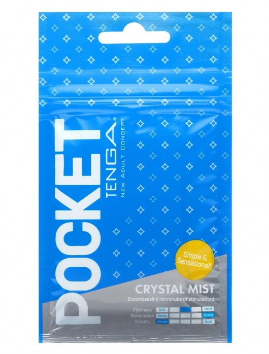 Карманный мастурбатор Crystal Mist - Tenga - в Якутске купить с доставкой