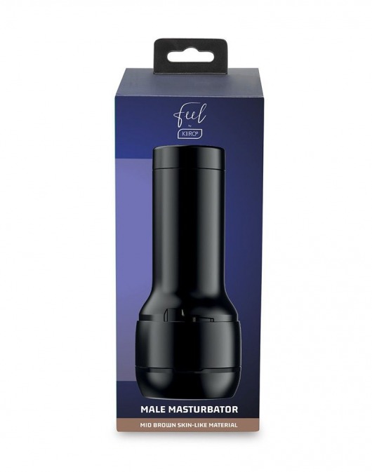 Коричневый мастурбатор-вагина Feel Stroker - Kiiroo - в Якутске купить с доставкой