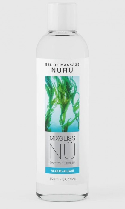 Массажный гель на водной основе Mixgliss NU Algae - 150 мл. - Strap-on-me - купить с доставкой в Якутске