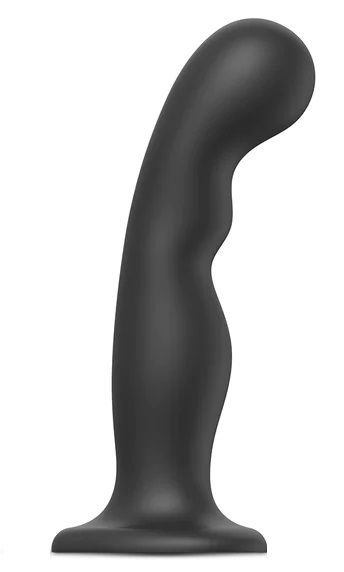 Черная насадка Strap-On-Me Dildo Plug P G size XXL - Strap-on-me - купить с доставкой в Якутске