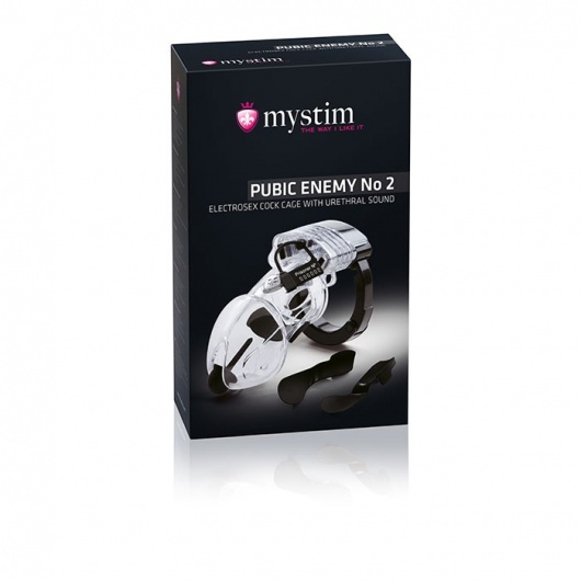 Пояс верности Pubic Enemy №2 с электростимуляцией уретры - MyStim - купить с доставкой в Якутске