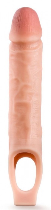 Телесная насадка на пенис 10 Inch Cock Sheath Extender - 25 см. - Blush Novelties - в Якутске купить с доставкой