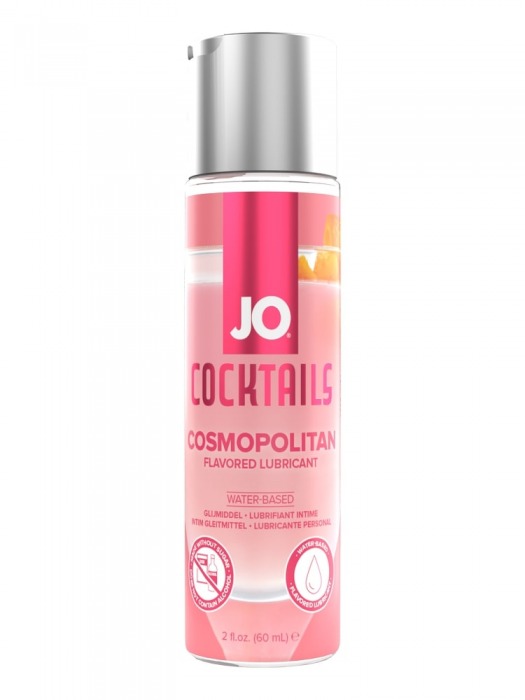 Вкусовой лубрикант на водной основе JO Cocktails Cosmopolitan - 60 мл. - System JO - купить с доставкой в Якутске