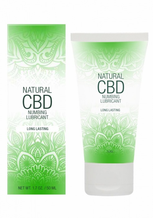 Лубрикант с пролонгирующим эффектом Natural CBD Numbing Lubricant - 50 мл. - Shots Media BV - купить с доставкой в Якутске