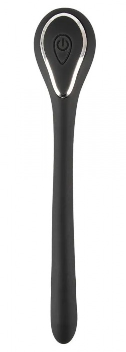 Черный гибкий уретральный стимулятор с вибрацией Vibrating Bendable Dilator - 13,5 см. - Orion - купить с доставкой в Якутске