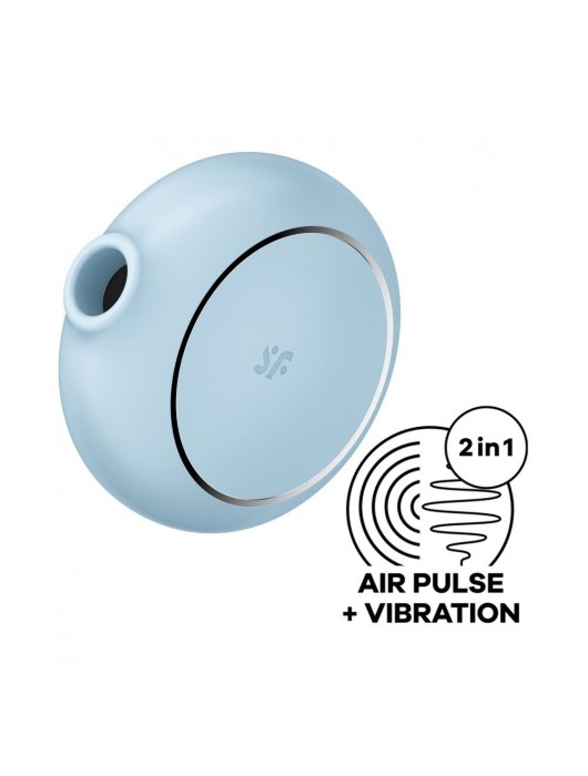 Голубой клиторальный стимулятор Pro To Go 3 - Satisfyer