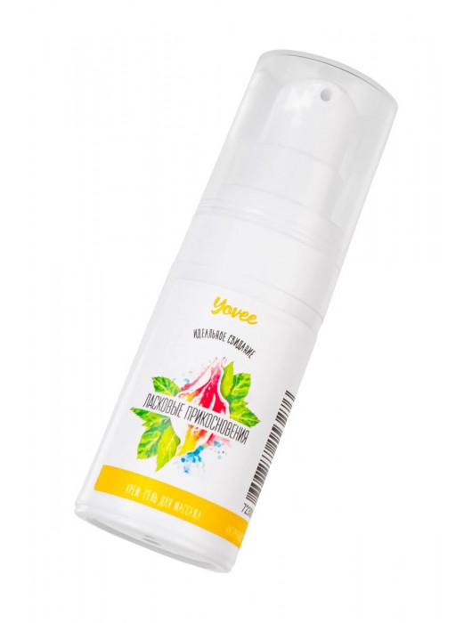 Согревающе-охлаждающий крем-гель для точечного массажа «Ласковые прикосновения»  - 15 мл. - ToyFa - купить с доставкой в Якутске