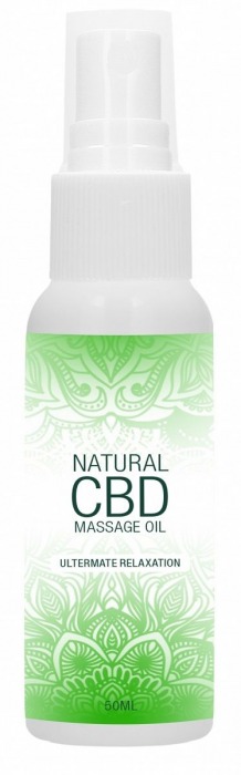 Массажное масло Natural CBD Massage Oil - 50 мл. - Shots Media BV - купить с доставкой в Якутске