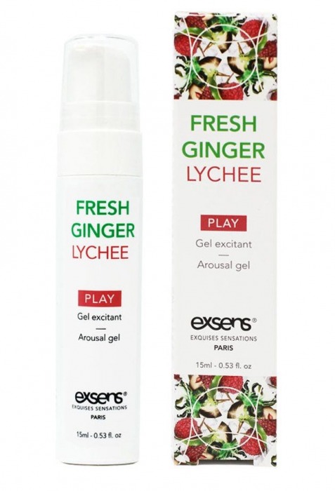 Возбуждающий гель Fresh Ginger Lychee Arousal Gel - 15 мл. - Exsens - купить с доставкой в Якутске