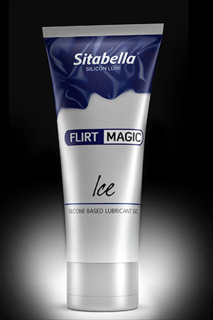 Силиконовая гель-смазка FLIRT MAGIC Ice с лёгким пролонгирующим эффектом - 75 мл. - Sitabella - купить с доставкой в Якутске