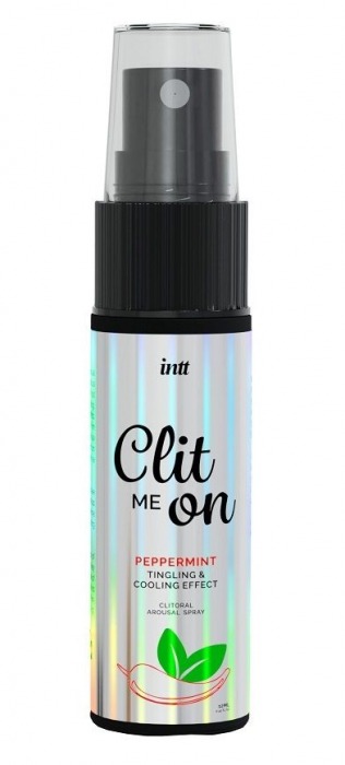 Клиторальный возбуждающий спрей Clit Me On Peppermint - 12 мл. - INTT - купить с доставкой в Якутске