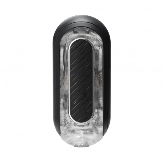 Черный мастурбатор Tenga Flip Zero Gravity с вибрацией - Tenga - в Якутске купить с доставкой