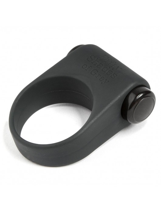 Серое эрекционное кольцо с вибрацией Feel It, Baby! - Fifty Shades of Grey - в Якутске купить с доставкой