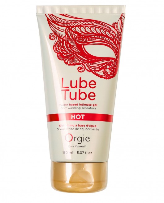 Интимный гель на водной основе Lube Tube Hot с разогревающим эффектом - 150 мл. - ORGIE - купить с доставкой в Якутске