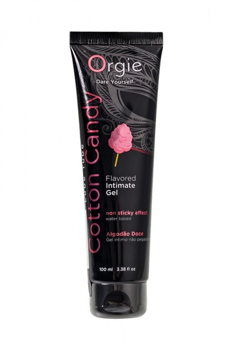 Интимный гель на водной осное Lube Tube Cotton Candy со вкусом сахарной ваты - 100 мл. - ORGIE - купить с доставкой в Якутске