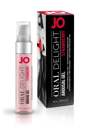 Клубничный лубрикант для оральных ласк Oral Delight Strawberry Sensation - 30 мл. - System JO - купить с доставкой в Якутске