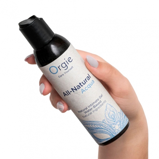 Интимный гель на водной основе Orgie All-Natural Acqua - 150 мл. - ORGIE - купить с доставкой в Якутске