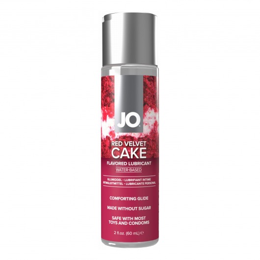 Лубрикант на водной основе JO H2O Red Velvet Cake Flavored Lubricant - 60 мл. - System JO - купить с доставкой в Якутске