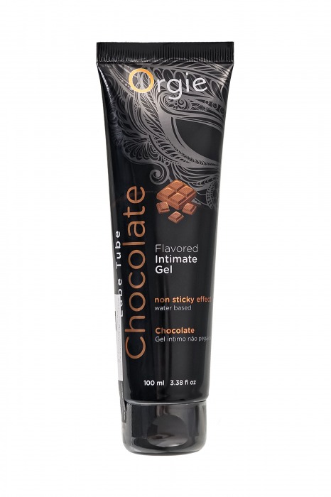 Интимный гель на водной основе Lube Tube Chocolate с шоколадным вкусом - 100 мл. - ORGIE - купить с доставкой в Якутске
