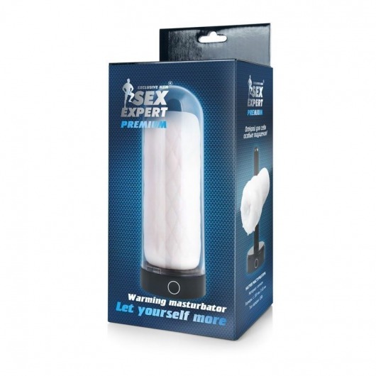 Оригинальный мастурбатор в колбе с нагревом - Sex Expert - в Якутске купить с доставкой