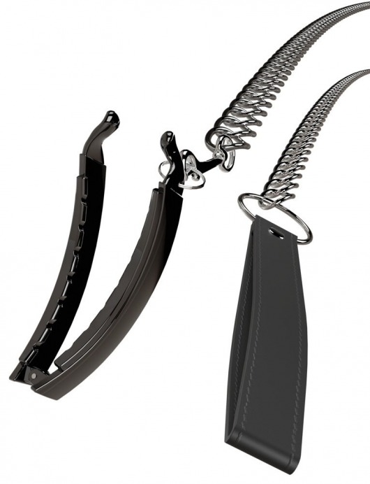 Зажим для половых губ с поводком Pussy Clamp With A Leash - Orion - купить с доставкой в Якутске