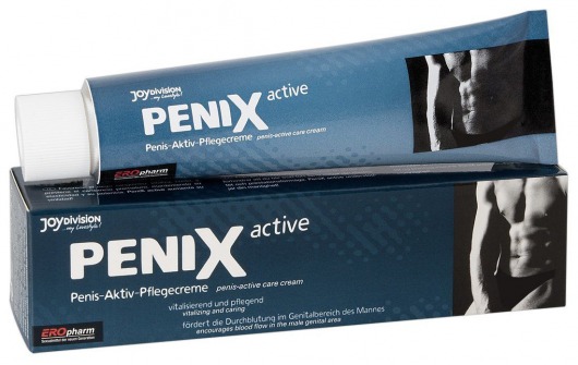 Возбуждающий крем для мужчин PeniX active - 75 мл. - Joy Division - купить с доставкой в Якутске
